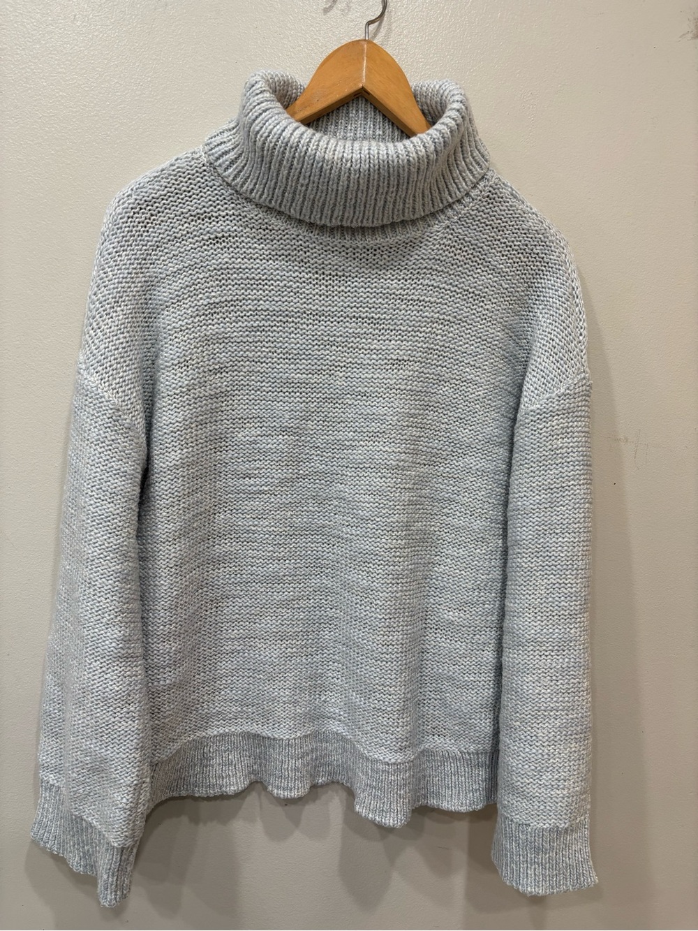 Haven Well Within Turtleneck Chunky Sweater Blue Sweater Women’s Size Medium
